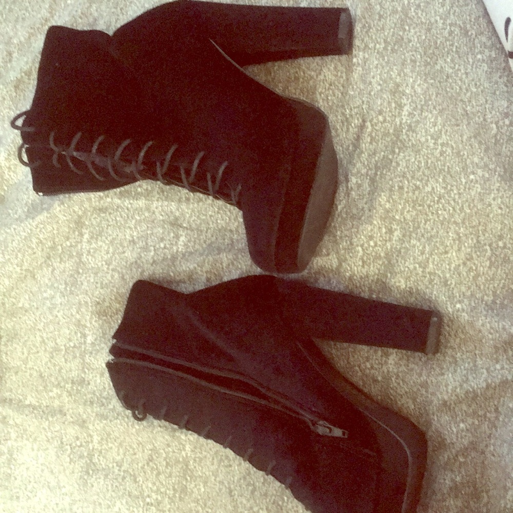 6in high heel booties